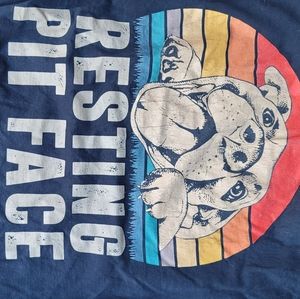 T shirt with logo of Resting potty face